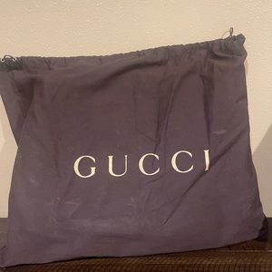 Gucci monogram diaper bag